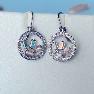 Touchstone Crystal break the ice earrings